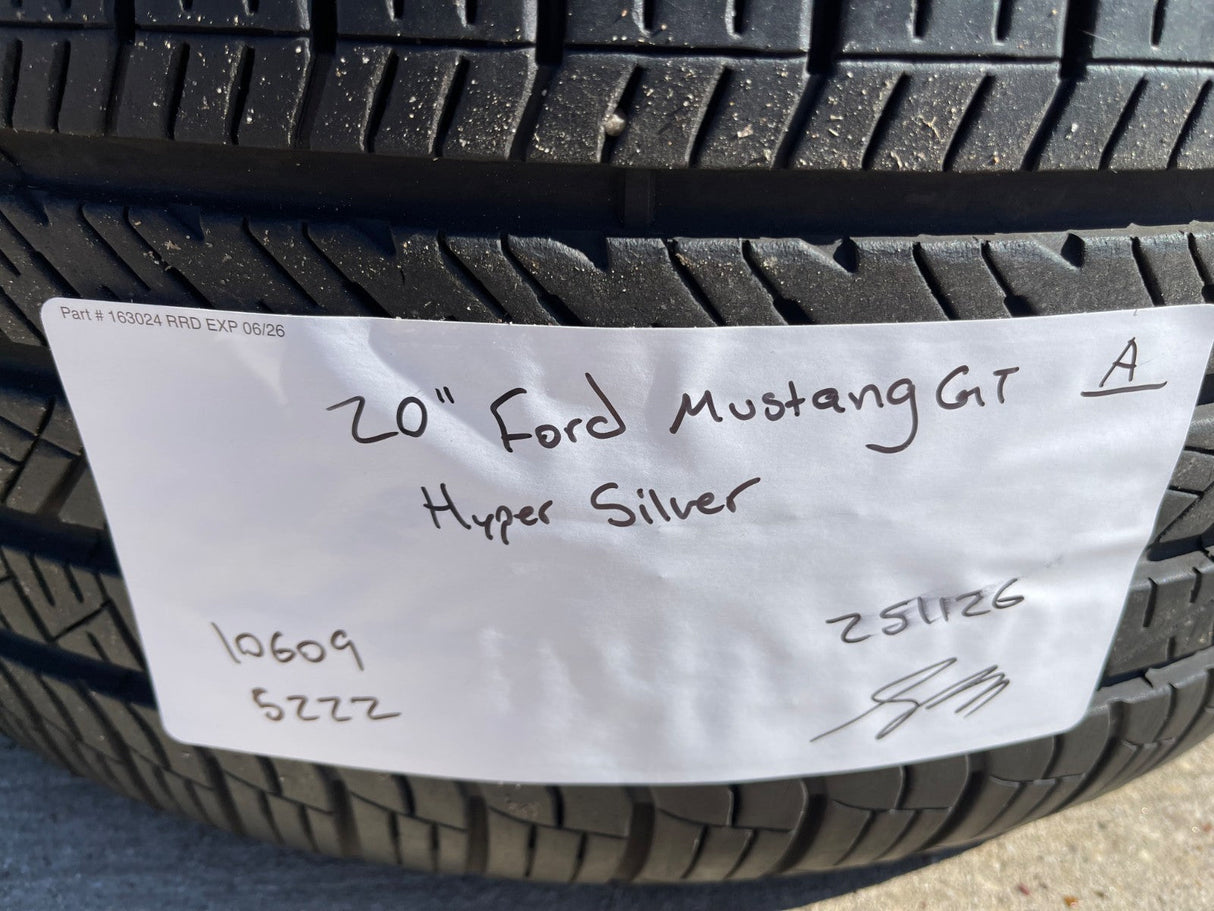 20" Ford Mustang GT OEM 10609 wheel rim tire 2020 2021 2022 2023 2024 2025 Texas Truck Tire