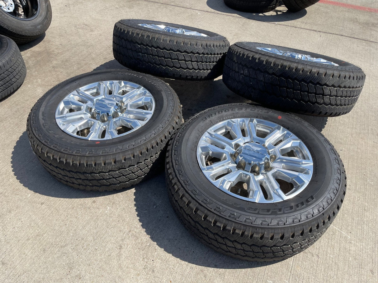 20" GMC Sierra Denali 2500 3500 OEM 5957 wheels rims tires 2022 2023 2024 2025 Texas Truck Tire