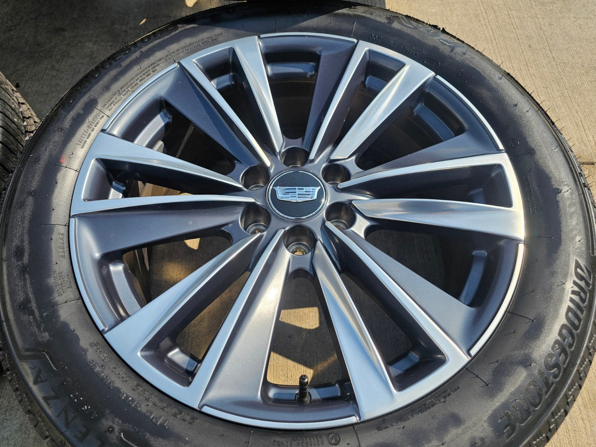 22" Cadillac Escalade Platinum OEM wheels rims tires 2024 2025 2026 NEW Texas Truck Tire