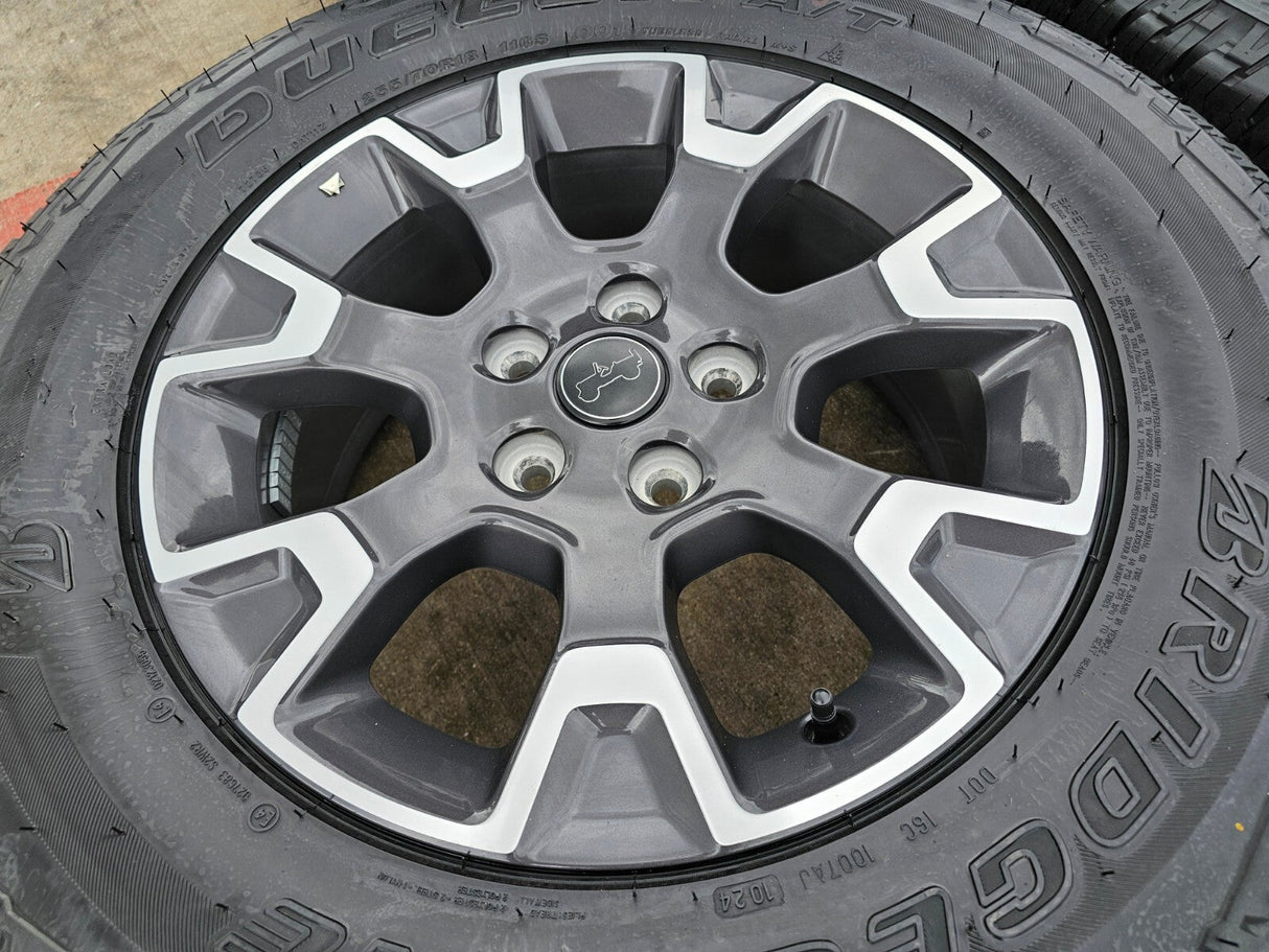 18" Jeep Wrangler Gladiator OEM 9330 wheels rims Grand Cherokee 2024 2025 NEW Texas Truck Tire