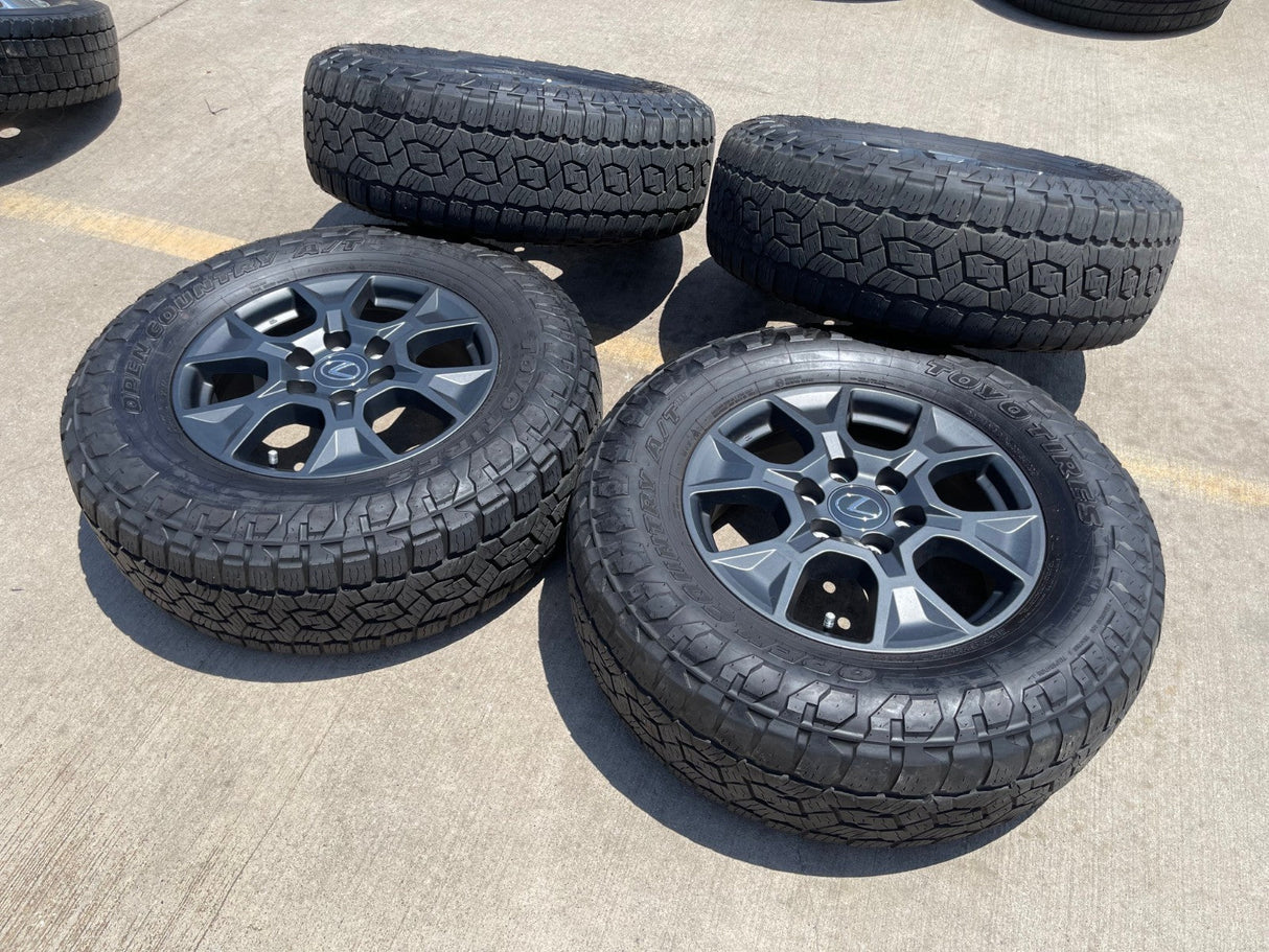 18" Lexus GX550 OEM 10544 wheels rims Land Cruiser Tundra Sequoia 2024 2025 Texas Truck Tire