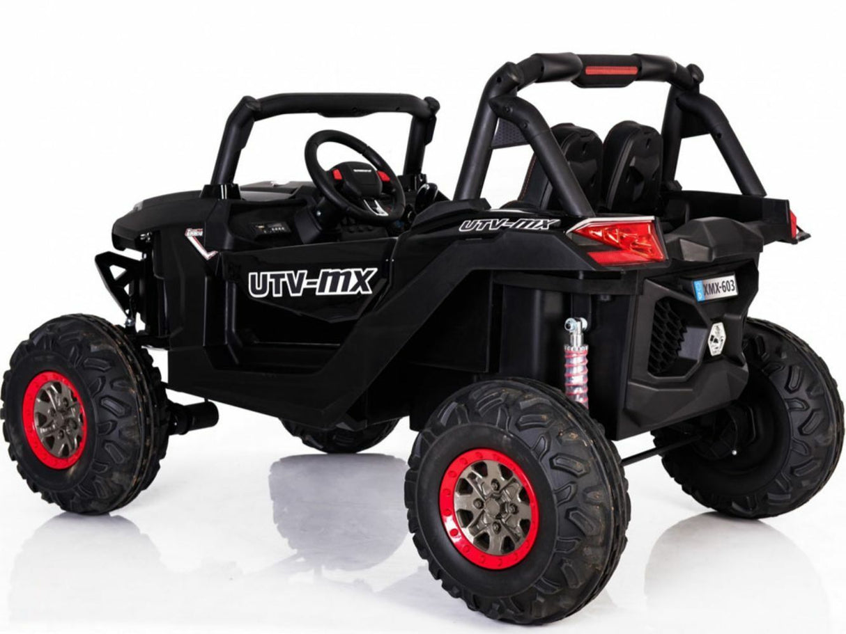 12V Kids Ride-On Toy Electric Car - Mini Moto UTV 4x4 - Black, Blue, White, Red, Pink
