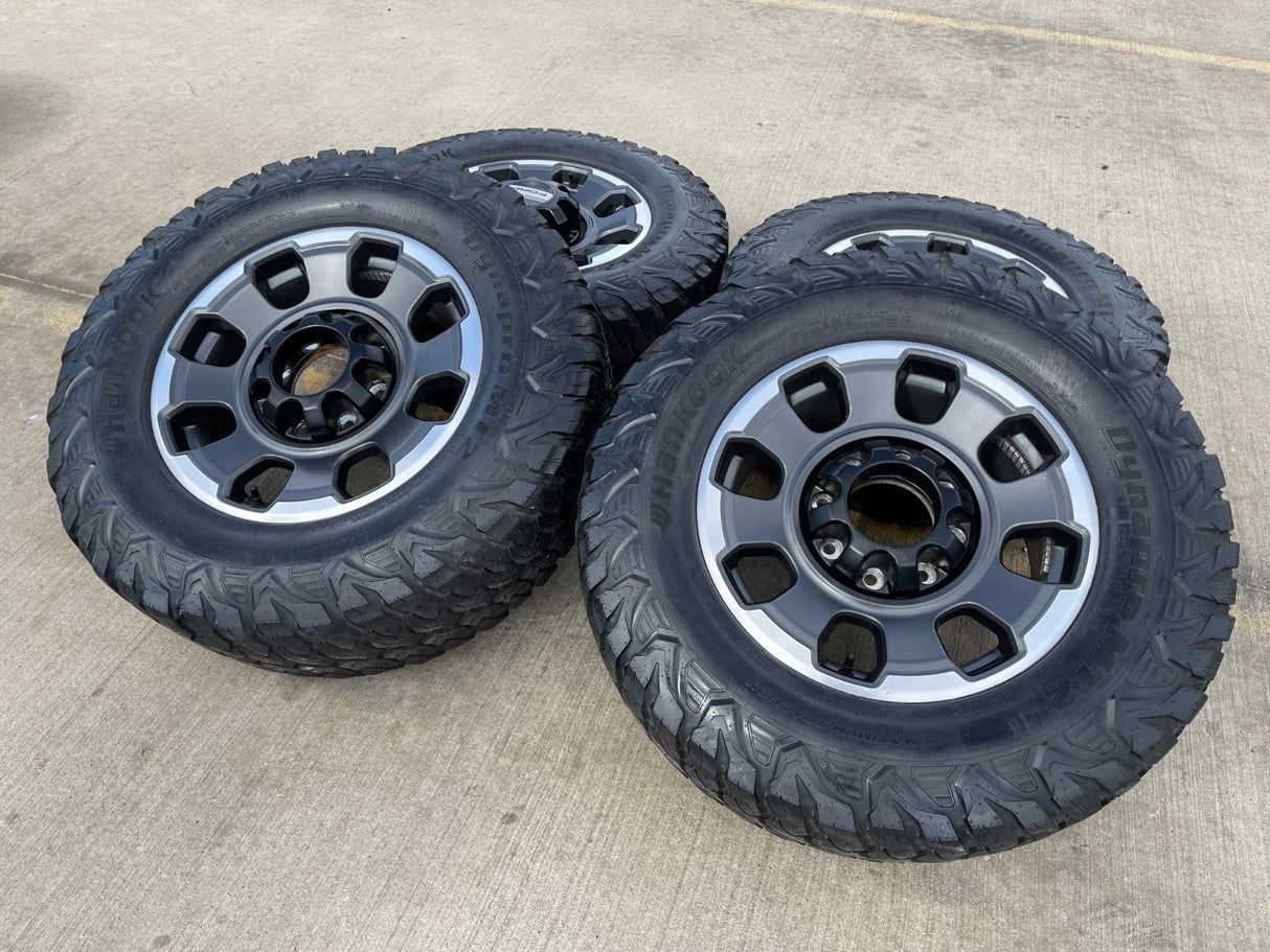 18" Ford F-250 F-350 OEM TREMOR rims wheels 10482 HANKOOK DYNAPRO M/T2 Texas Truck Tire
