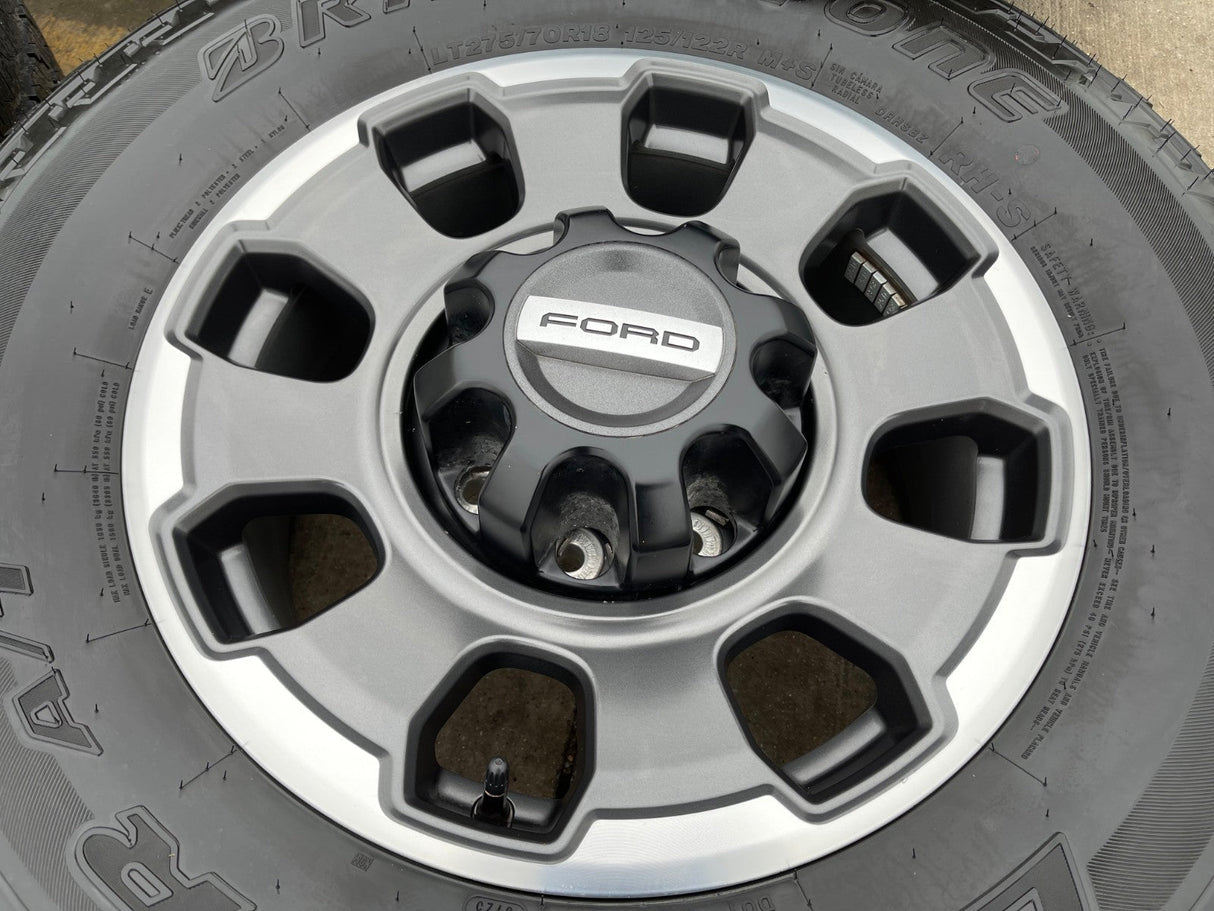 18" Ford F-250 F-350 OEM TREMOR 10482 rims wheels 2024 2025 2026 BRIDGESTONE Texas Truck Tire
