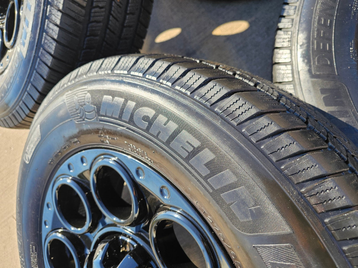 20" Ford F-250 F-350 OEM black TREMOR 10299 10484 wheels rims MICHELIN DEFENDER Texas Truck Tire
