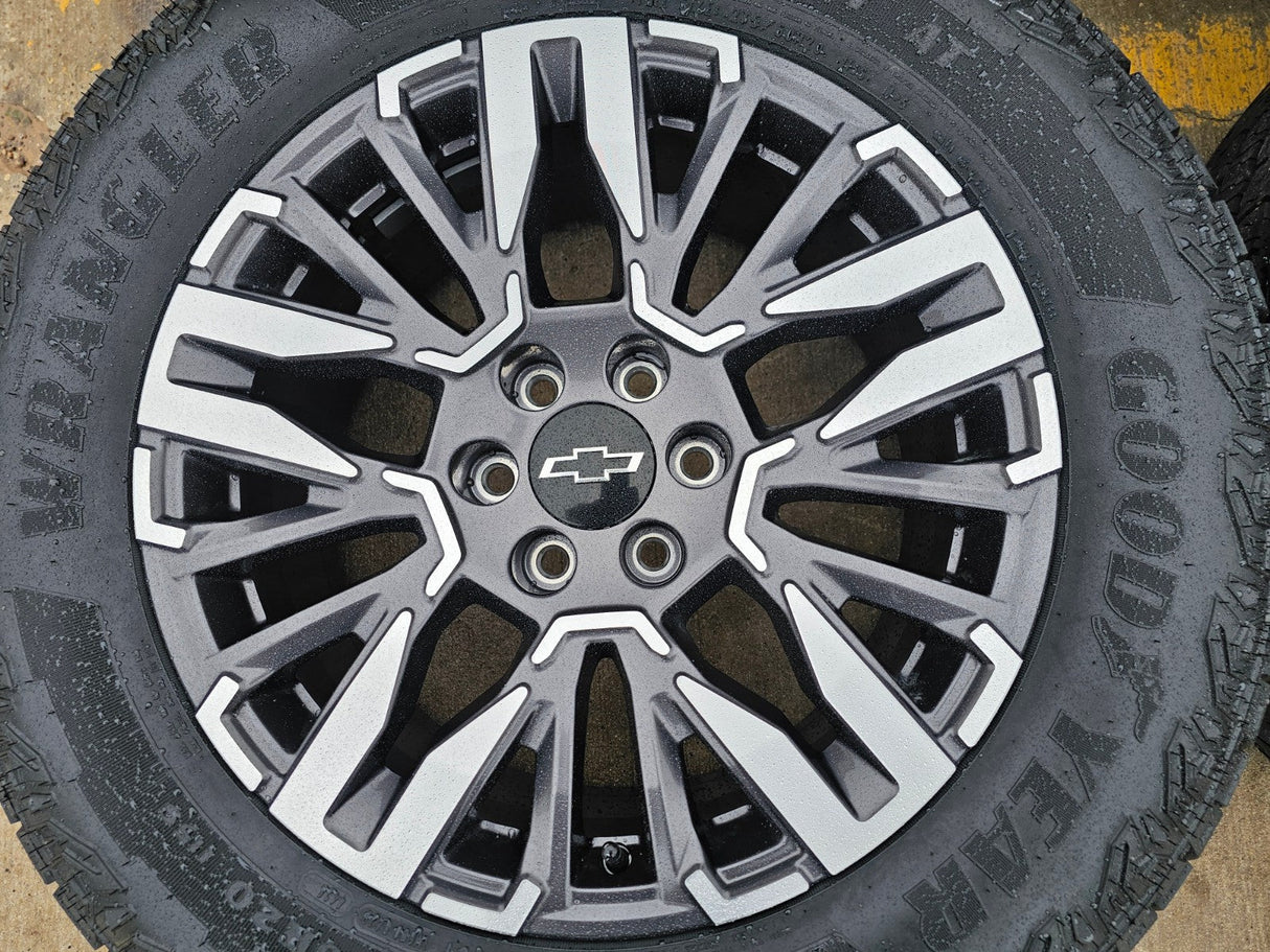 20" Chevy Silverado Z71 GMC Sierra Canyon Colorado OEM wheels rims 2025 2026 NEW Texas Truck Tire