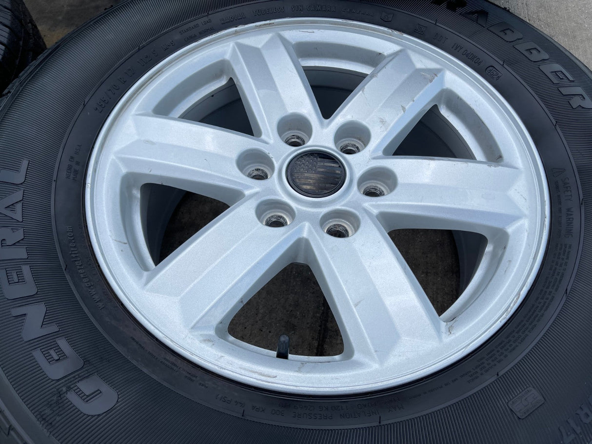 17" Ford F-150 Expedition OEM rims wheels 10339 tires GENERAL Texas Truck Tire