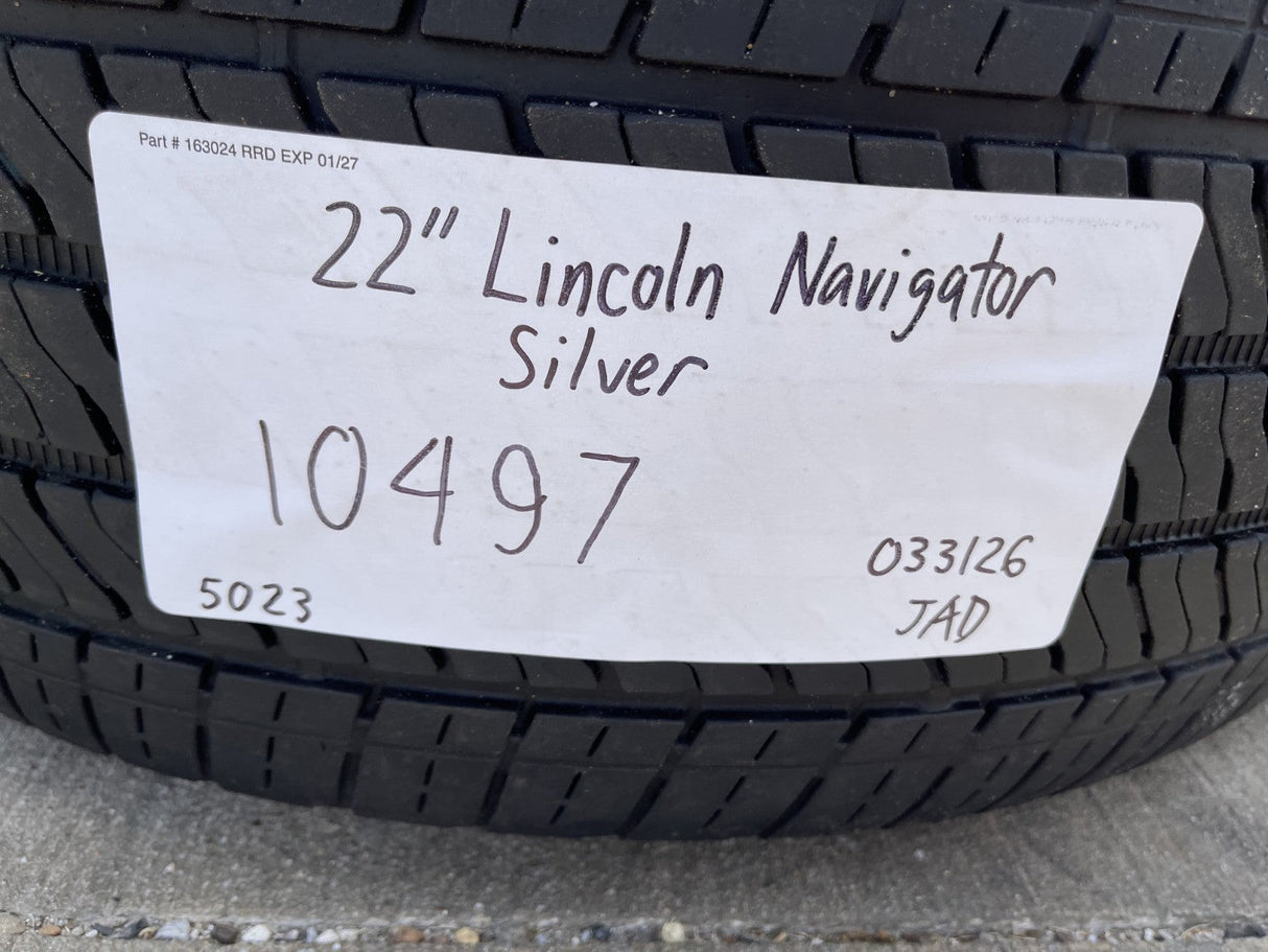 22" Lincoln Navigator BLACK LABEL OEM 10497 rims wheels BRIDGESTONE DISCOUNTED Texas Truck Tire