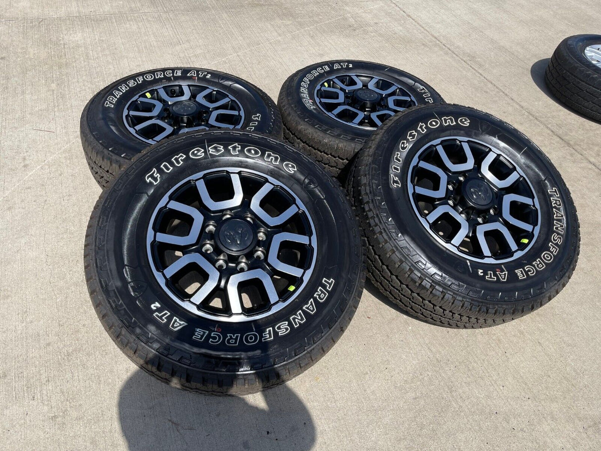 18" Ram 2500 3500 LARAMIE OEM wheels rims 2694 tires NEW 2023 2024 2025 NEW Texas Truck Tire