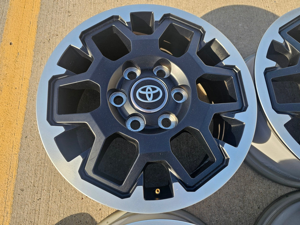18" Toyota Tacoma 4Runner TRD OEM 94199 wheels rims 2024 2025 2026 NEW Texas Truck Tire
