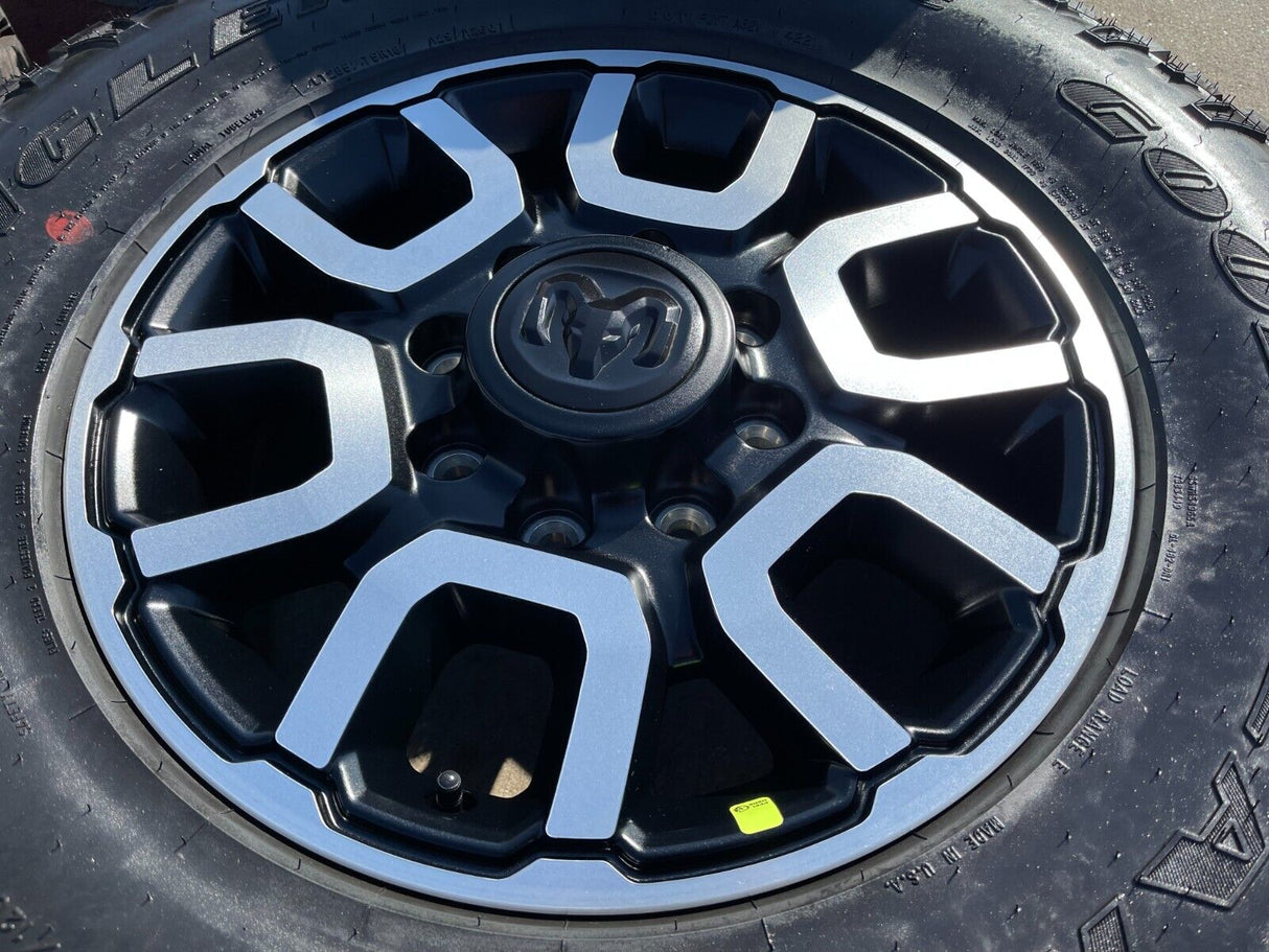 18" Ram 2500 3500 LARAMIE OEM wheels rims 2694 tires 2023 2024 2025 NEW Texas Truck Tire