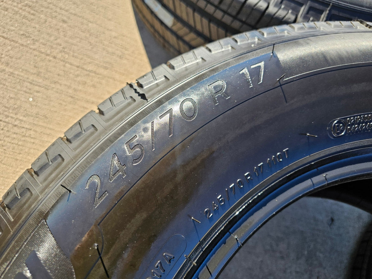 245/70/17 Michelin Primacy LTX tires F-150 Sierra Tahoe Silverado NEW TAKE OFFS Texas Truck Tire