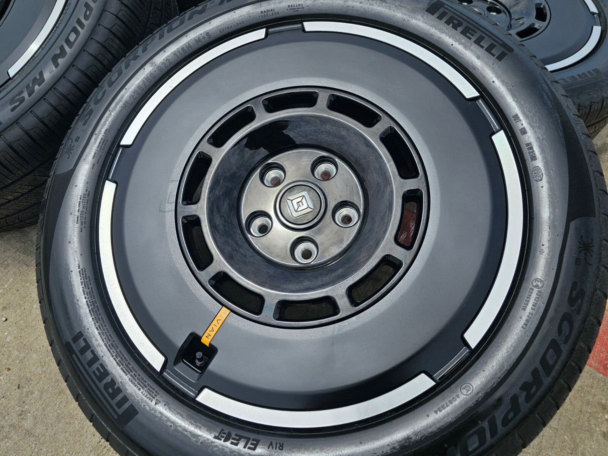 22" Rivian R1T R1S OEM wheels rims tires 2022 2023 2024 2025 2026 NEW Texas Truck Tire