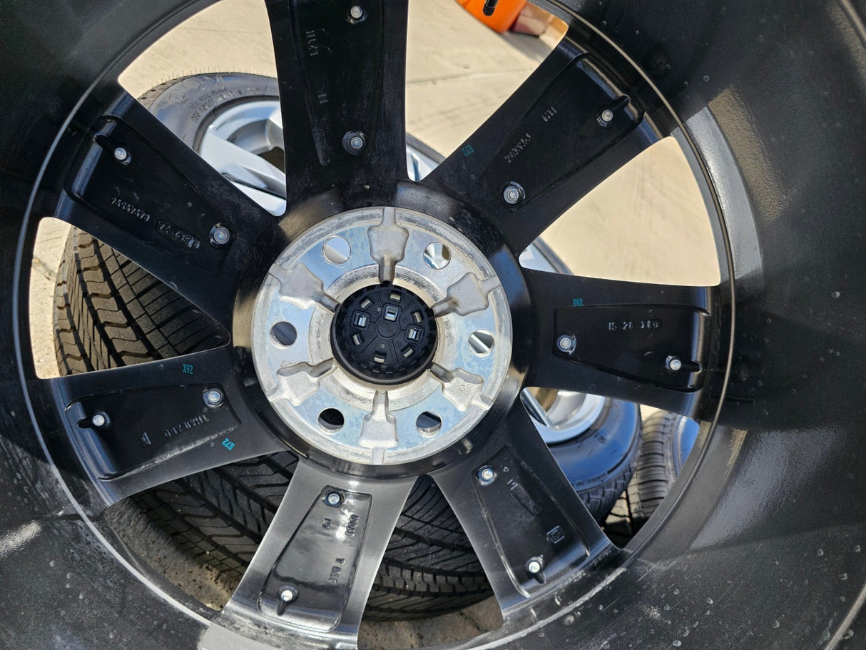 24" Cadillac Escalade V OEM wheels rims tires 2023 2024 2025 2026 2027 NEW Texas Truck Tire