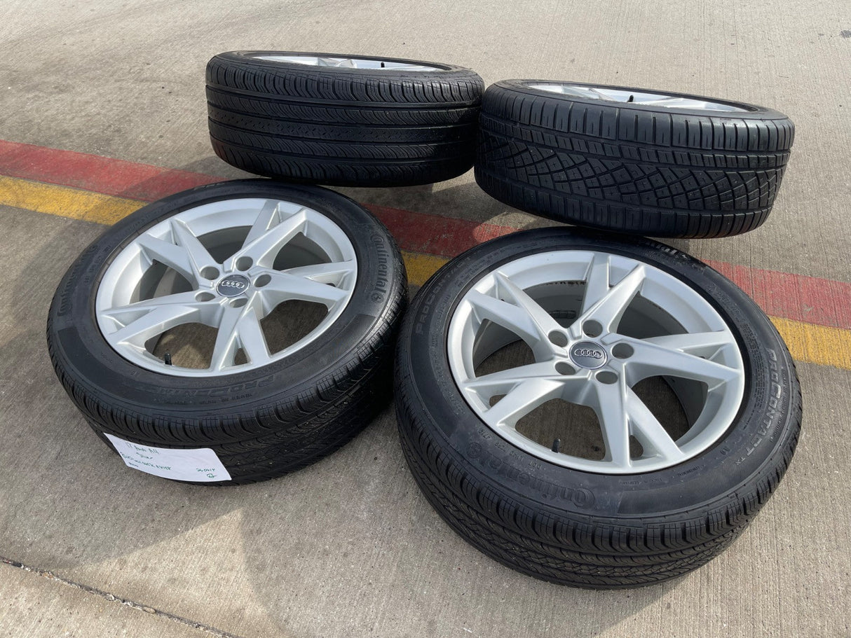17" Audi A4 OEM 5829 wheels rims A3 A5 A6 tires 2020 2021 2022 2023 2024 2025 Texas Truck Tire