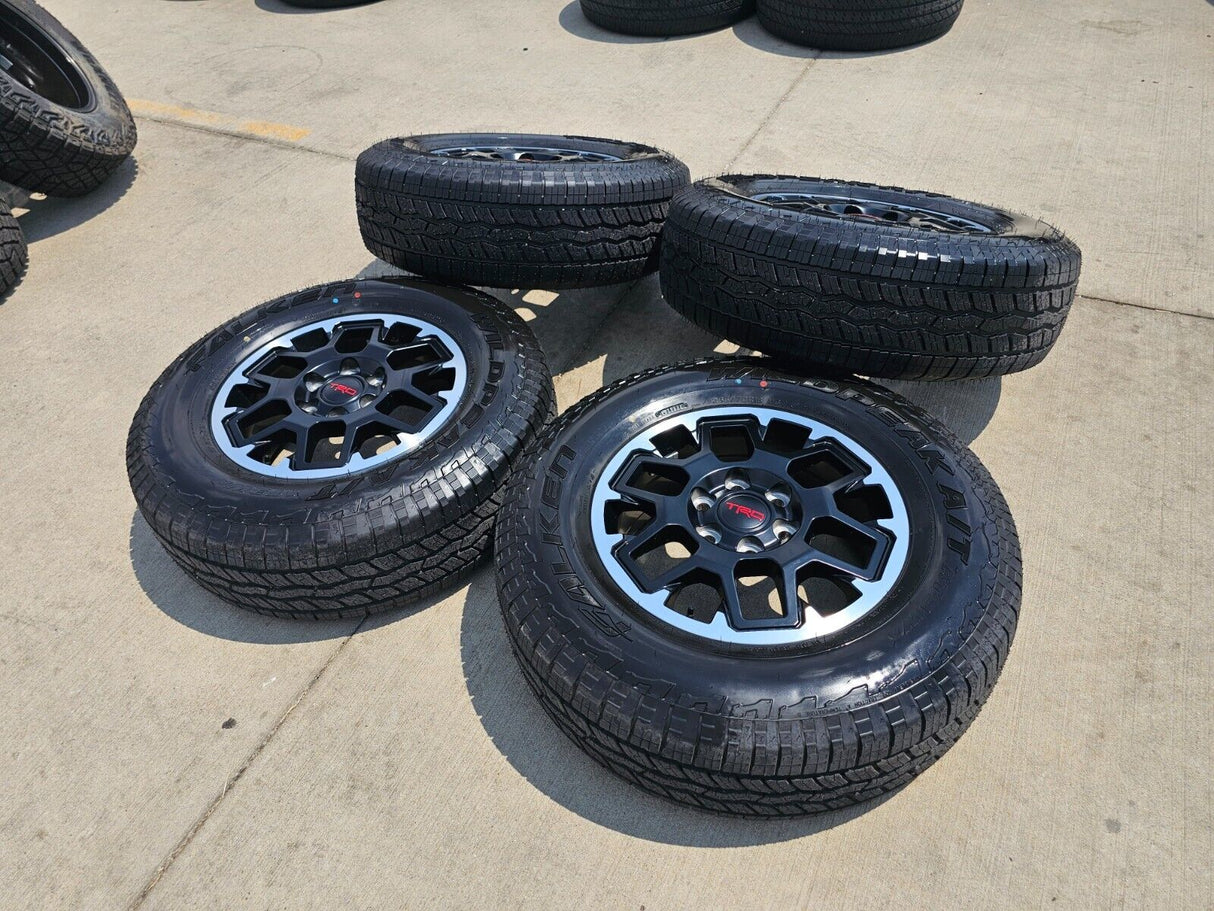18" Toyota Tacoma 4Runner TRD OEM 94199 wheels rims tires Falken A/T NEW Texas Truck Tire