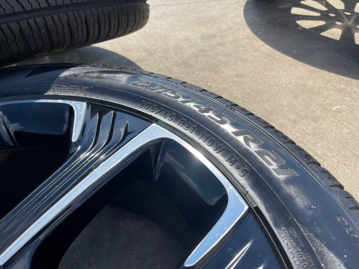 21" Lincoln Nautilus Black Label OEM 10563 rims wheels 2023 2024 2025 2026 NEW Texas Truck Tire
