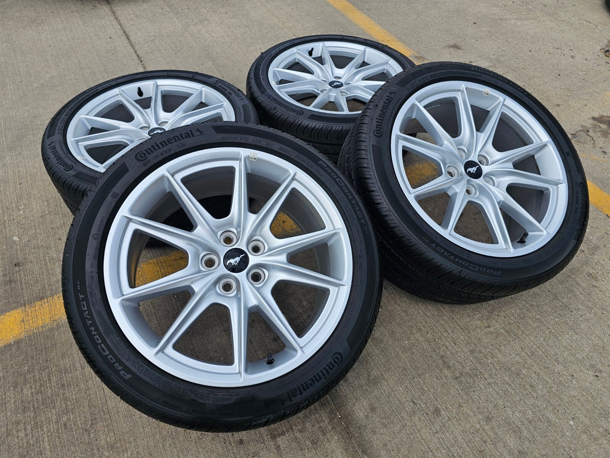 19" Ford Mustang Stealth GT OEM wheels rims 95759 tires 2022 2023 2024 2025 2026 Texas Truck Tire