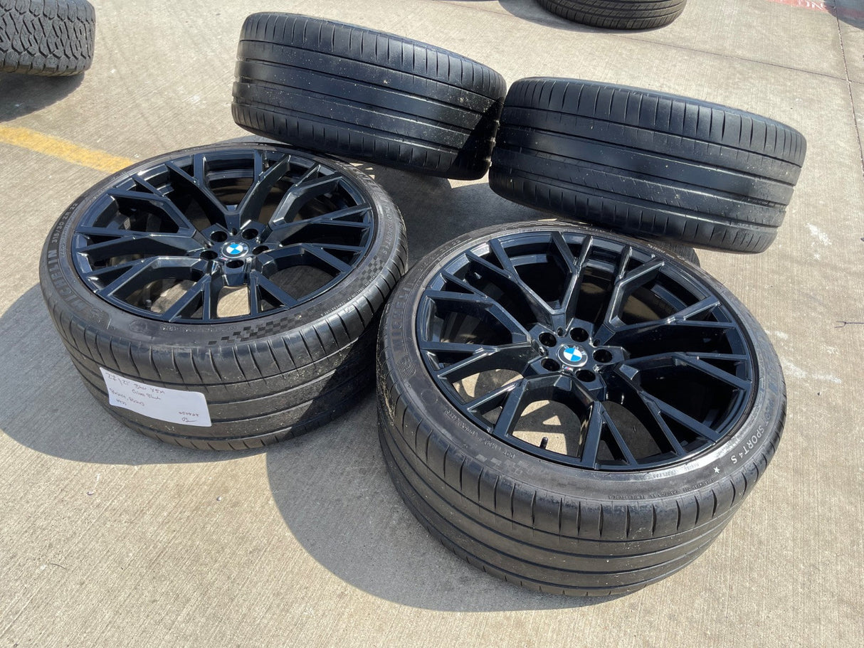 21" + 22" BMW OEM X5M X6M Series OEM 86244 86243 wheels rims MICHELIN Texas Truck Tire