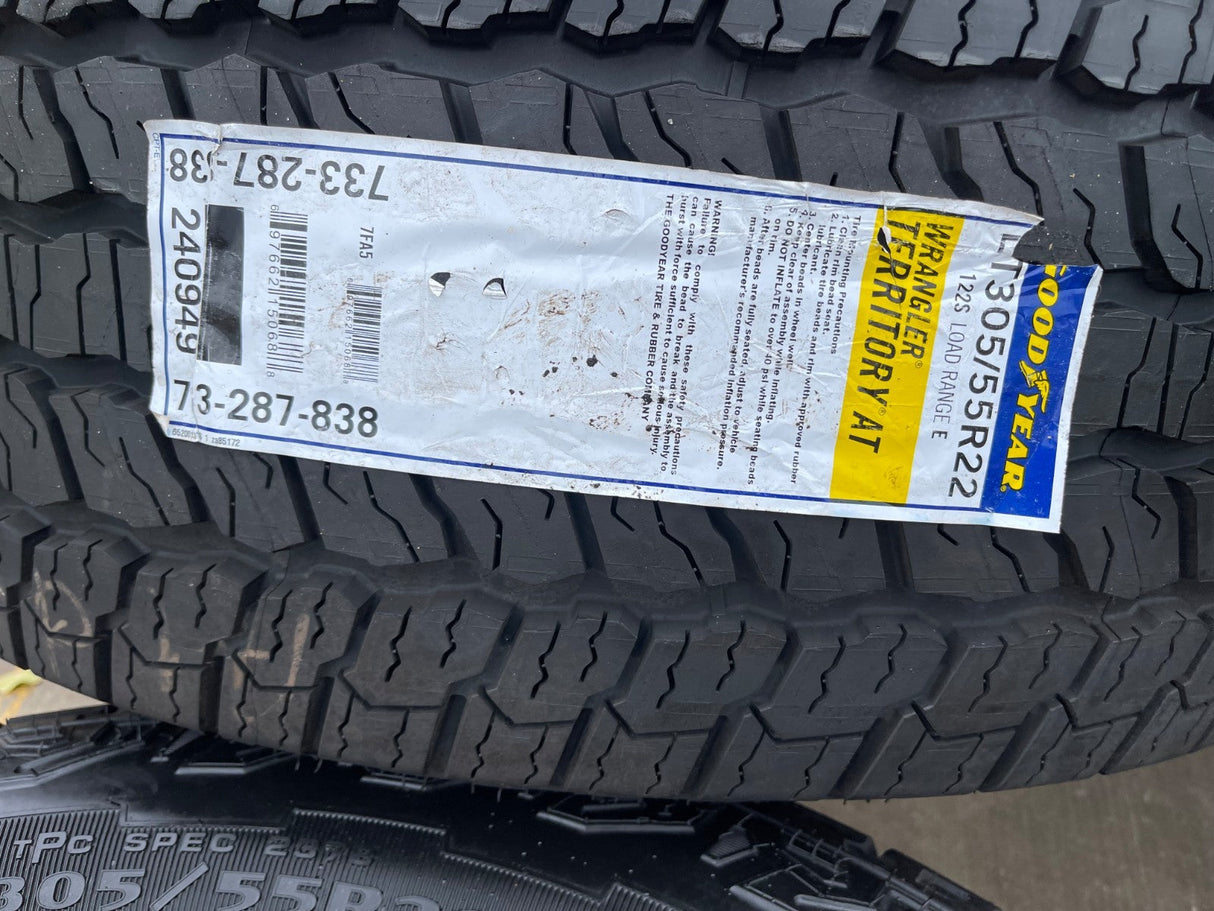 22" Hummer EV HEV 2500 OEM 8x165 14094 wheels rims 2024 2025 2026 NEW GOODYEAR Texas Truck Tire