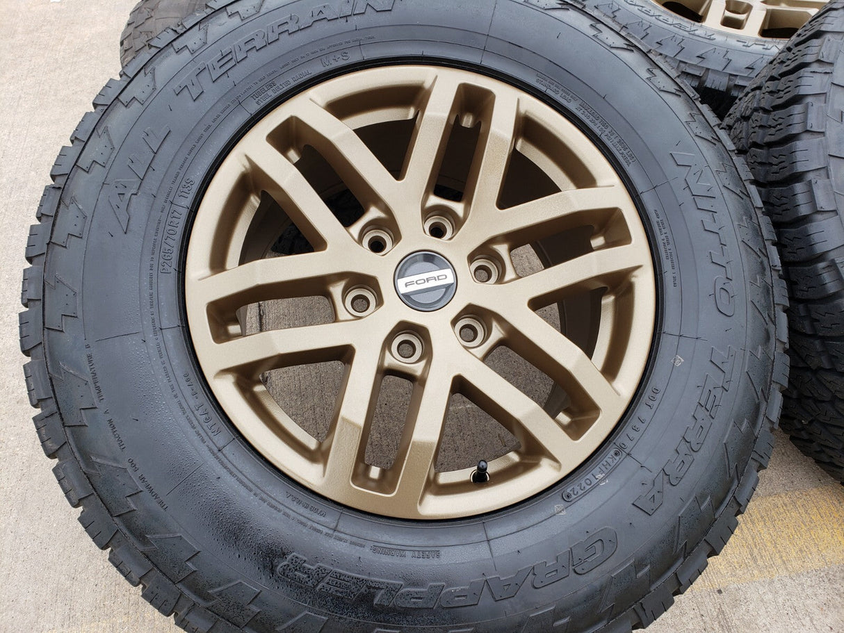 17" Ford Ranger Tremor OEM rims wheels 10431 BRONZE 2022 2023 2024 2025 Texas Truck Tire