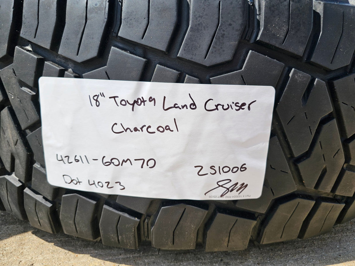 18" Toyota Land Cruiser OEM TRD wheels rims 95952 Tundra Sequoia TOYO R/T Texas Truck Tire