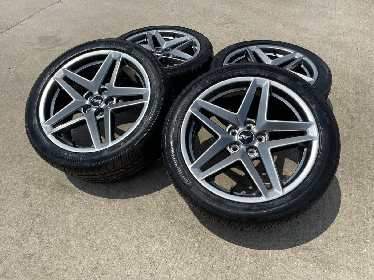 19" Ford Mustang Stealth GT OEM 10595 wheels rims tires 2023 2024 2025 2026 NEW Texas Truck Tire