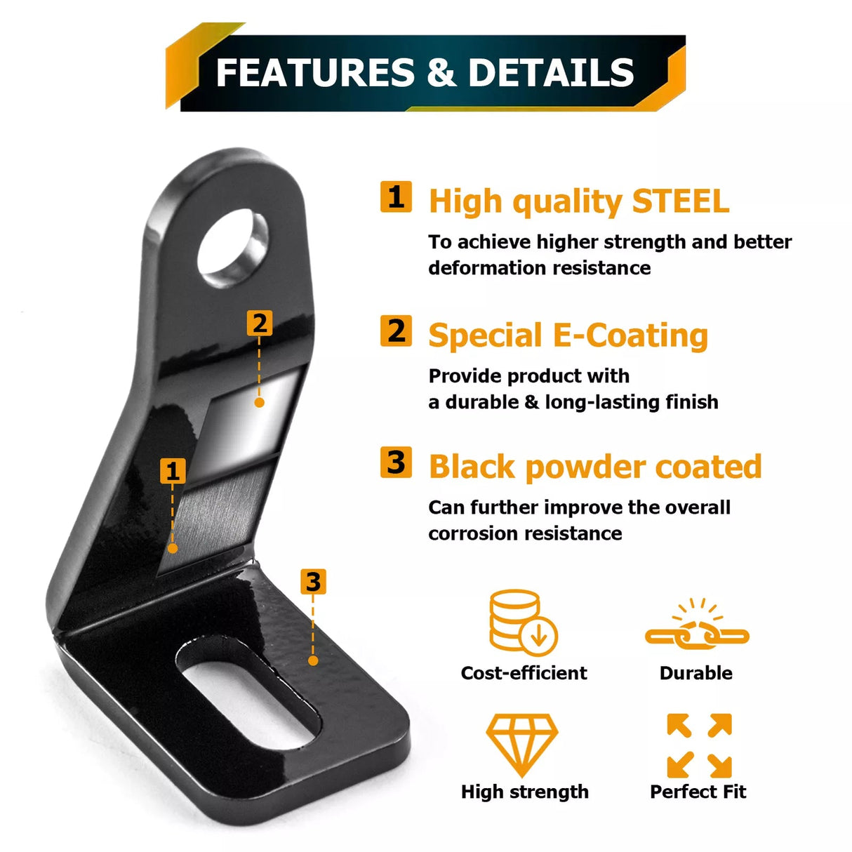 2020-2024 Polaris RZR Pro XP/Turbo R 32" LED Light Bar Mount Bracket GGLighting