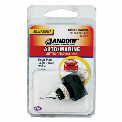 Switch Toggle Silver OFF/On SPST Jandorf