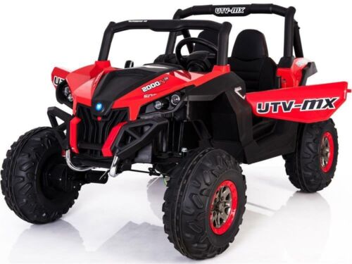12v Blue Mini Moto UTV 4x4 (2.4ghz Remote Control) Electric Ride-On Vehicle - Two Seater for Toddlers