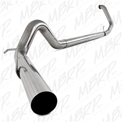 MBRP 4" Turbo Back, Single, No Muffler, T409, 1998-2003 Ford Powerstroke 7.3L MBRP