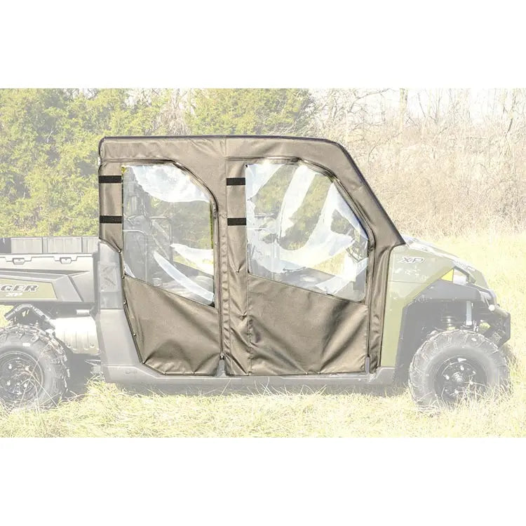 Seizmik 51-21003 Full Soft Doors with Zipper - Polaris Ranger Crew XP 900, detail view
