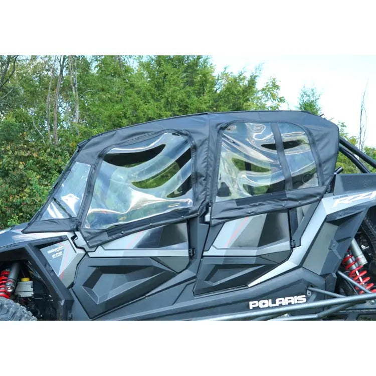 Seizmik 51-21005 Upper Soft Doors with Zipper, Polaris RZR 4 Turbo S - alternate view