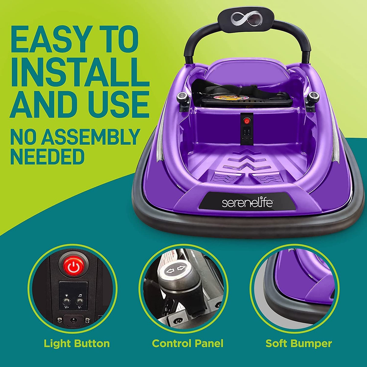 Children's Electric Bumper Car Ride-On Toy