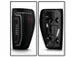 DRL LED Tail Lights; Black Housing; Smoked Lens