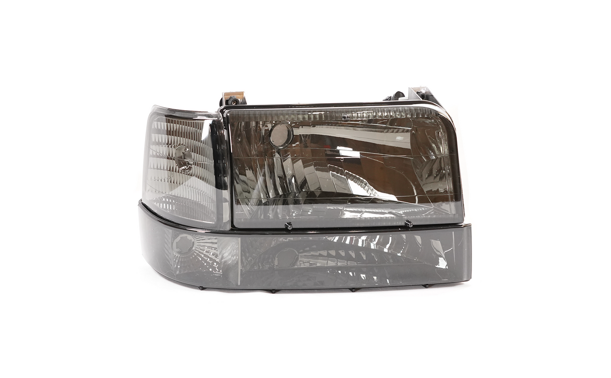 Complete Performance Six Piece Smoked Headlight Kit - 1992-1997 Ford F-Series & Bronco Complete Performance