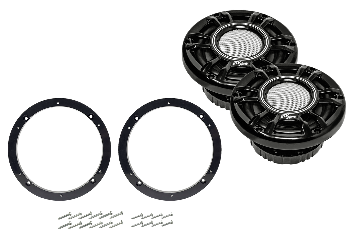 Polaris Xpedition 6.5" Front Speaker Adapters | UTVS-XPD-FSA UTV Stereo