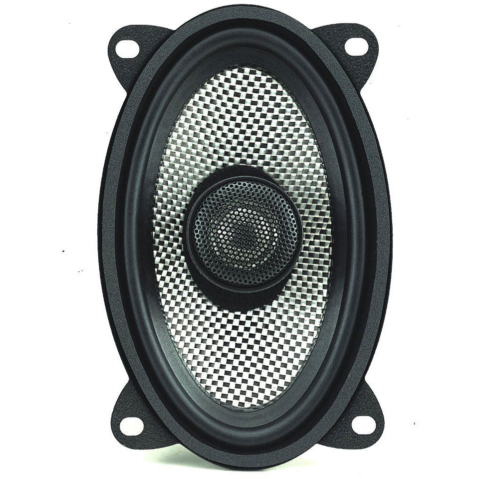American Bass SQ-4.6 4x6" 50W 2-Way Coaxial Speakers 4-Ohm (Pair)