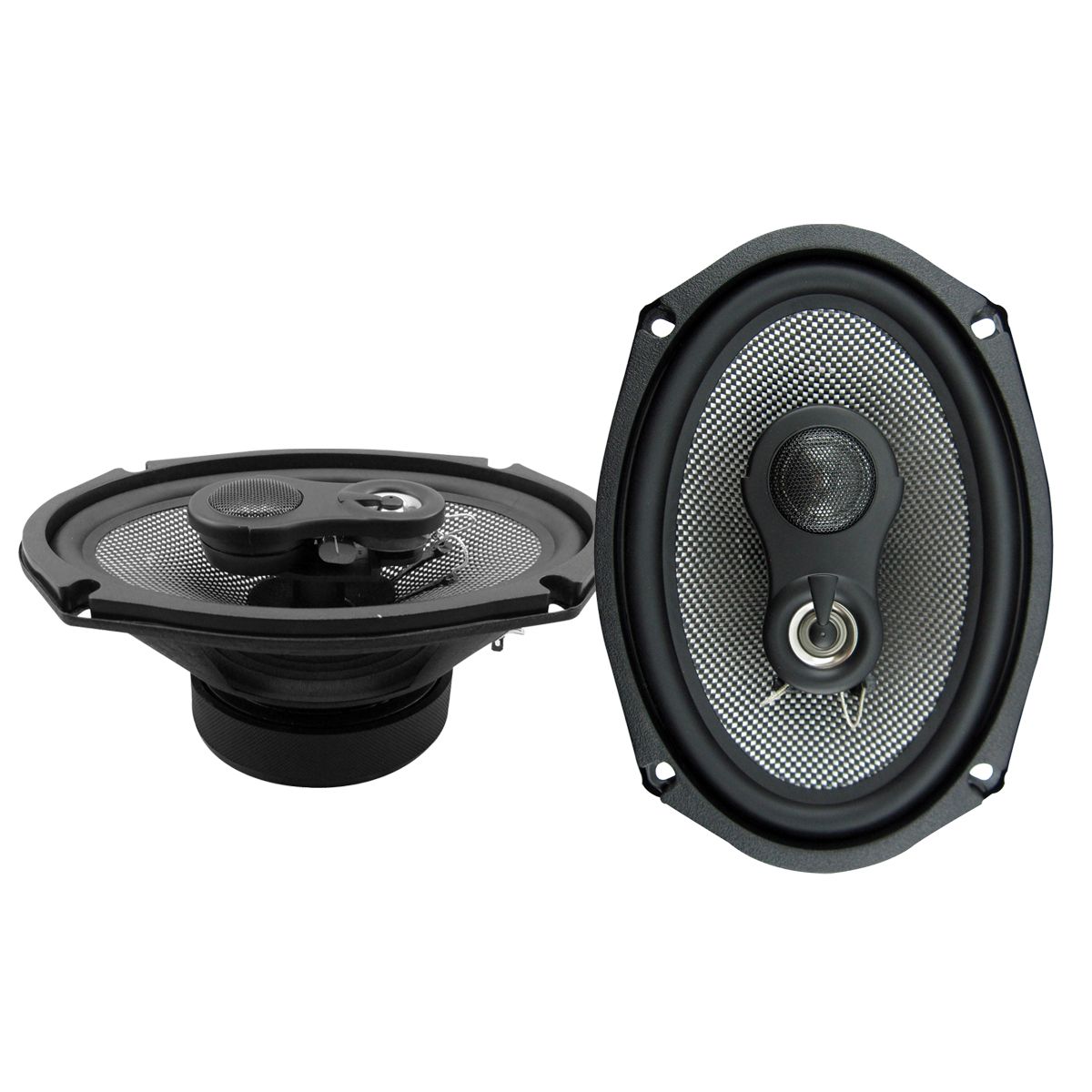 American Bass SQ6.9 6x9" 80W 2-Way Coaxial Car Speakers 4-Ohm (Pair) American Bass