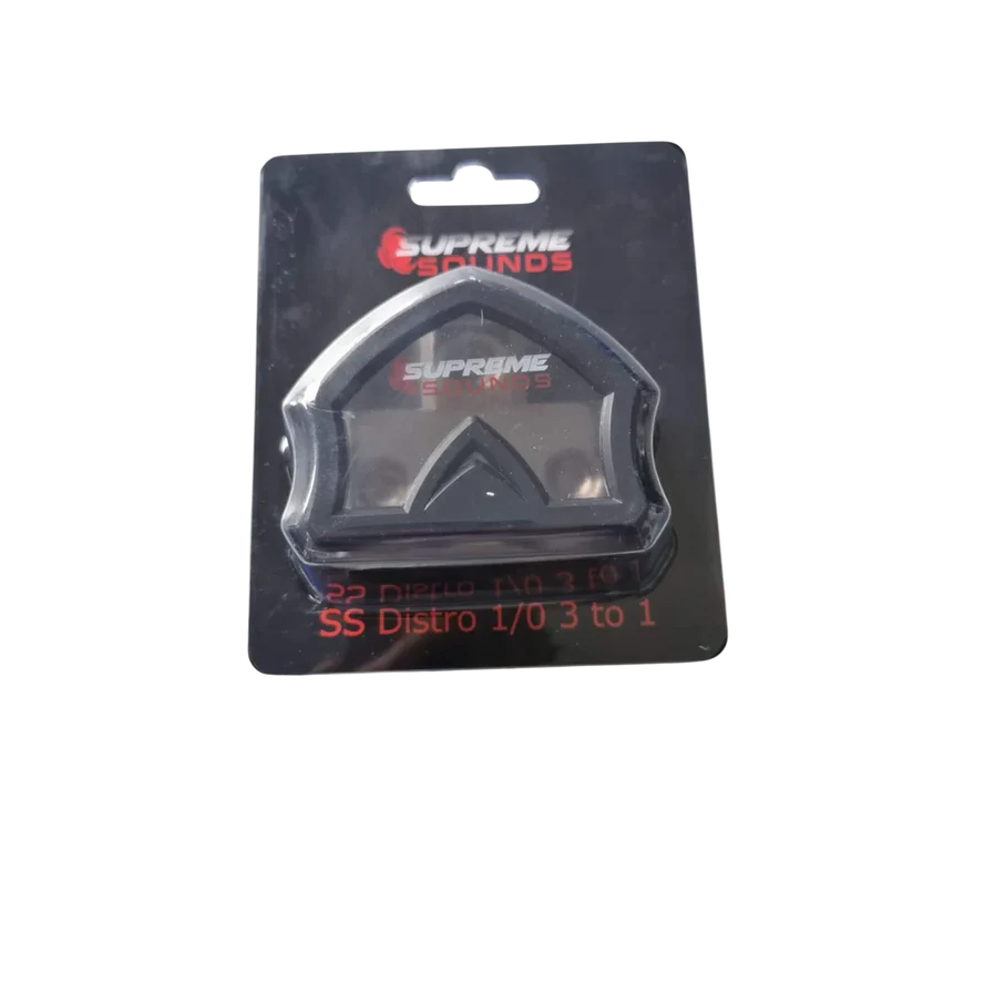 Supreme Sounds Distribution Block (1) 0G Input & (3) 0G/4G Output