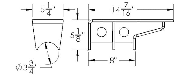 SD 60 Standalone Double Ended Ram Mount