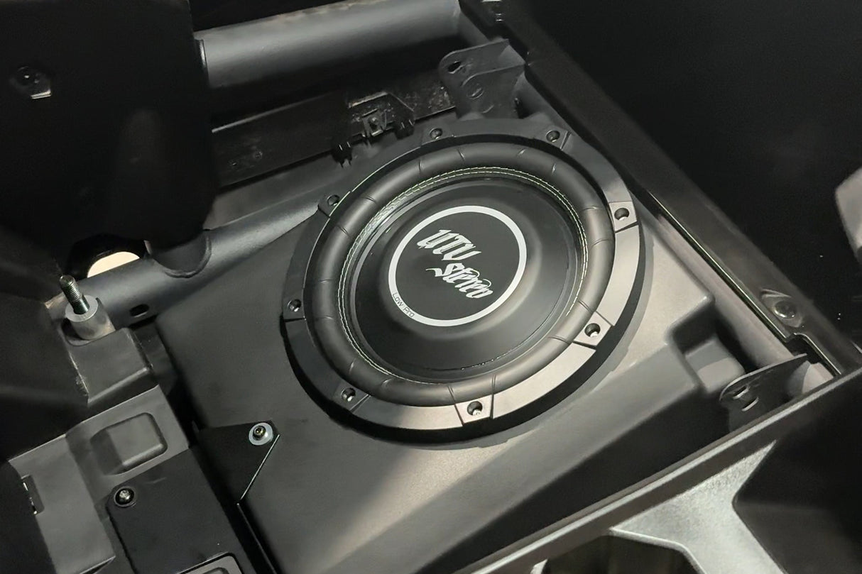 Can-Am® Maverick R 10" Rear Driver Subwoofer Enclosure (4-SEAT MODELS) – Unloaded | UTVS-R-ENC-DRIVER-4R UTV Stereo