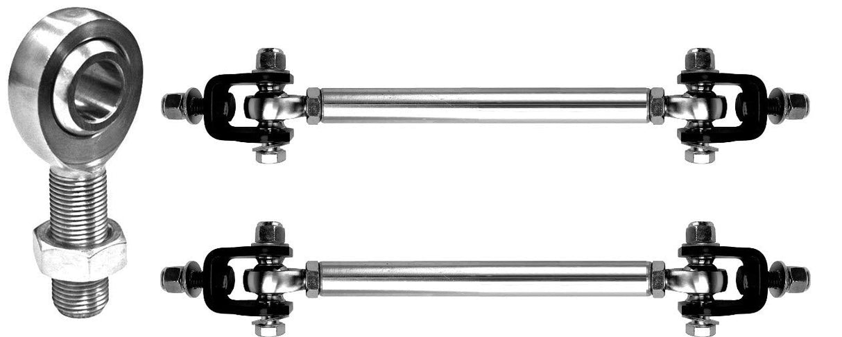 Billet Aluminum Extreme Articulation Sway Bar End Link Kit (Pair) for 2011-2026 Ford Super Duty Stryker Off Road Design