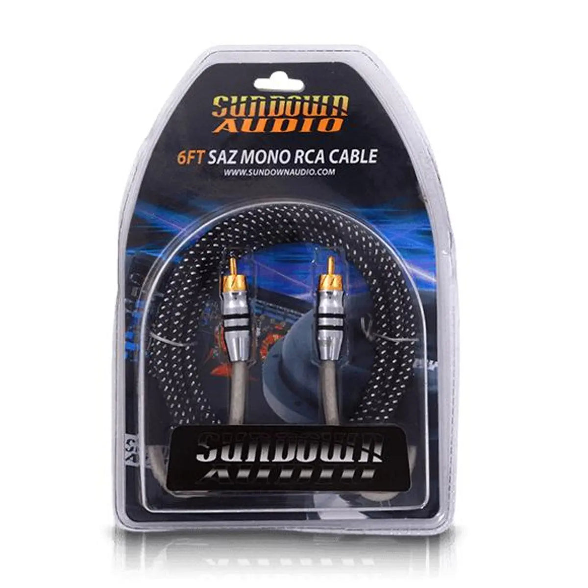 Sundown Audio - SAZ1CH - 6FT Mono Channel RCA Interconnects
