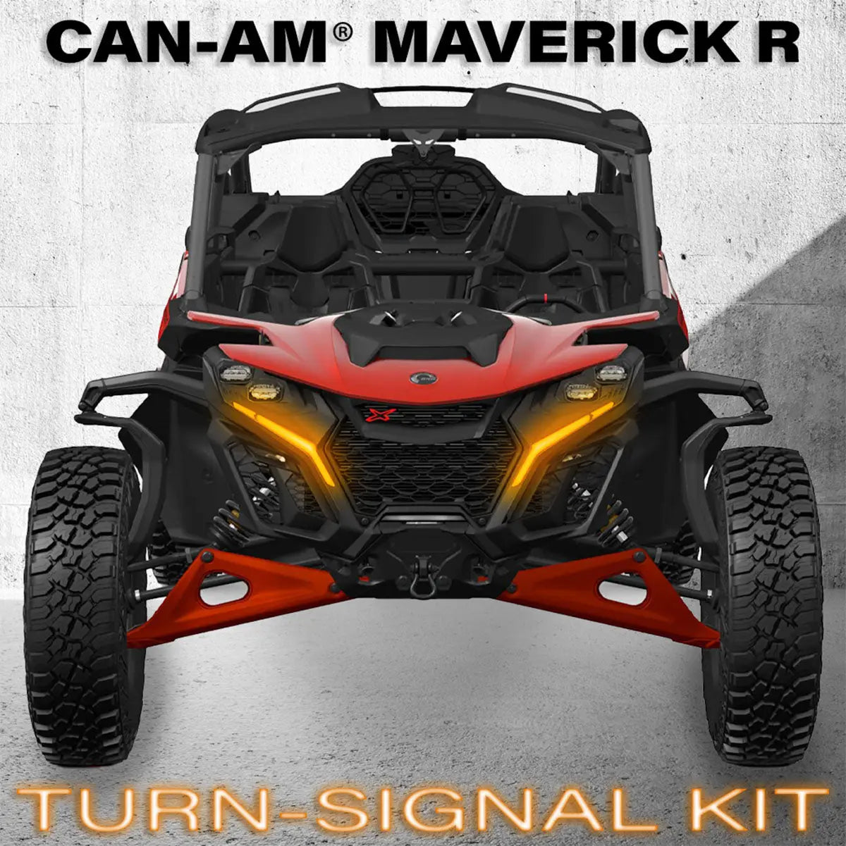 Turn-Signal Plug-&-Play Kit | 2024-2026 Can-AM Maverick R | Sequential Front Fang Lights w/Taillight Integration SWITCH Works
