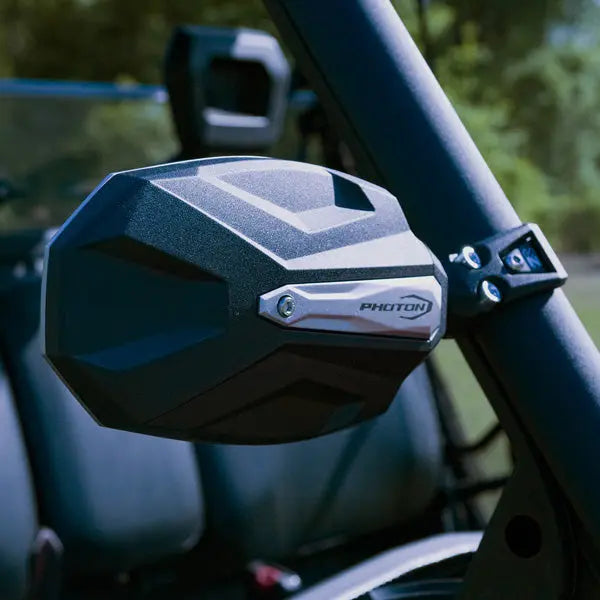 Seizmik Photon Side View Mirror with Cast Aluminum Body & Bezel - Pro-Fit/Profiled (Pair) SXSParts.com