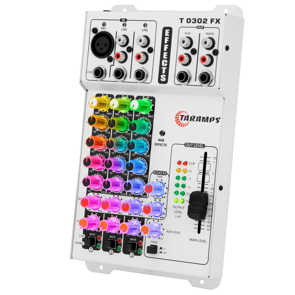 Taramps T 0302 FX MULTICOLOR Audio Mixer Taramps US