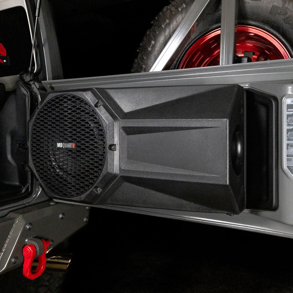 MB Quart 400 Watt Tailgate 12" Subwoofer System (MBQJL-302) I '07-'18 Jeep JK Wrangler/ '18-'26 Jeep JL Wrangler