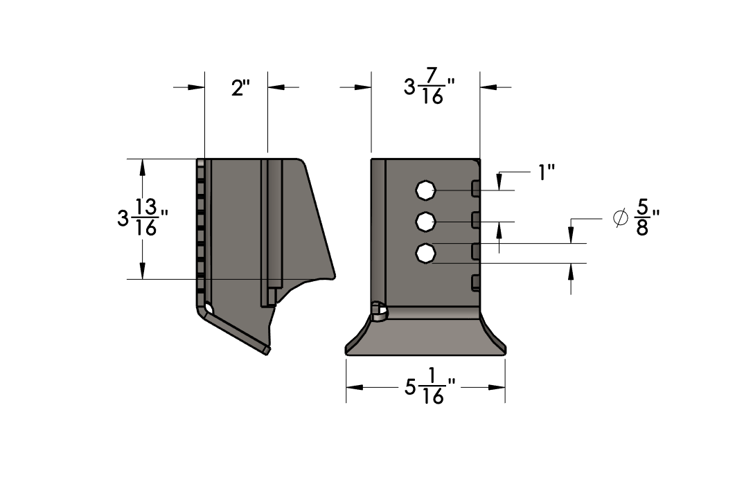 Short Offset Axle Panhard Bracket