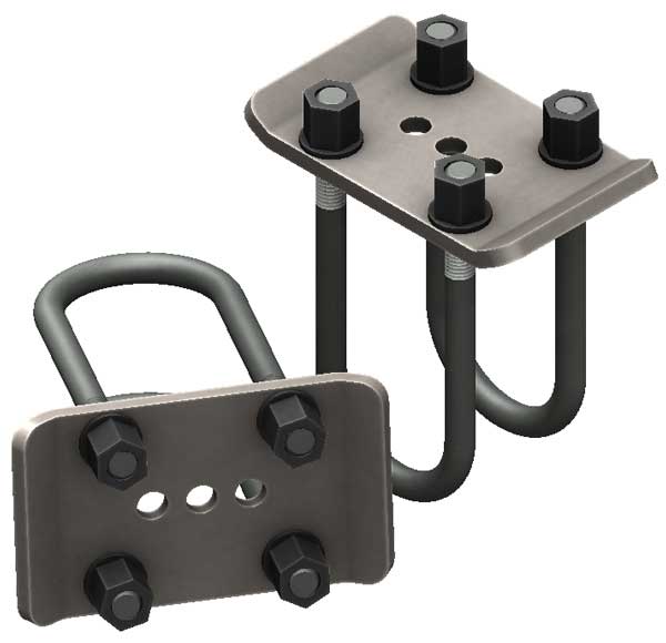 Toyota Rear Axle U-Bolt Flip Kit 3" U-Bolt (Early Toyota Rear)